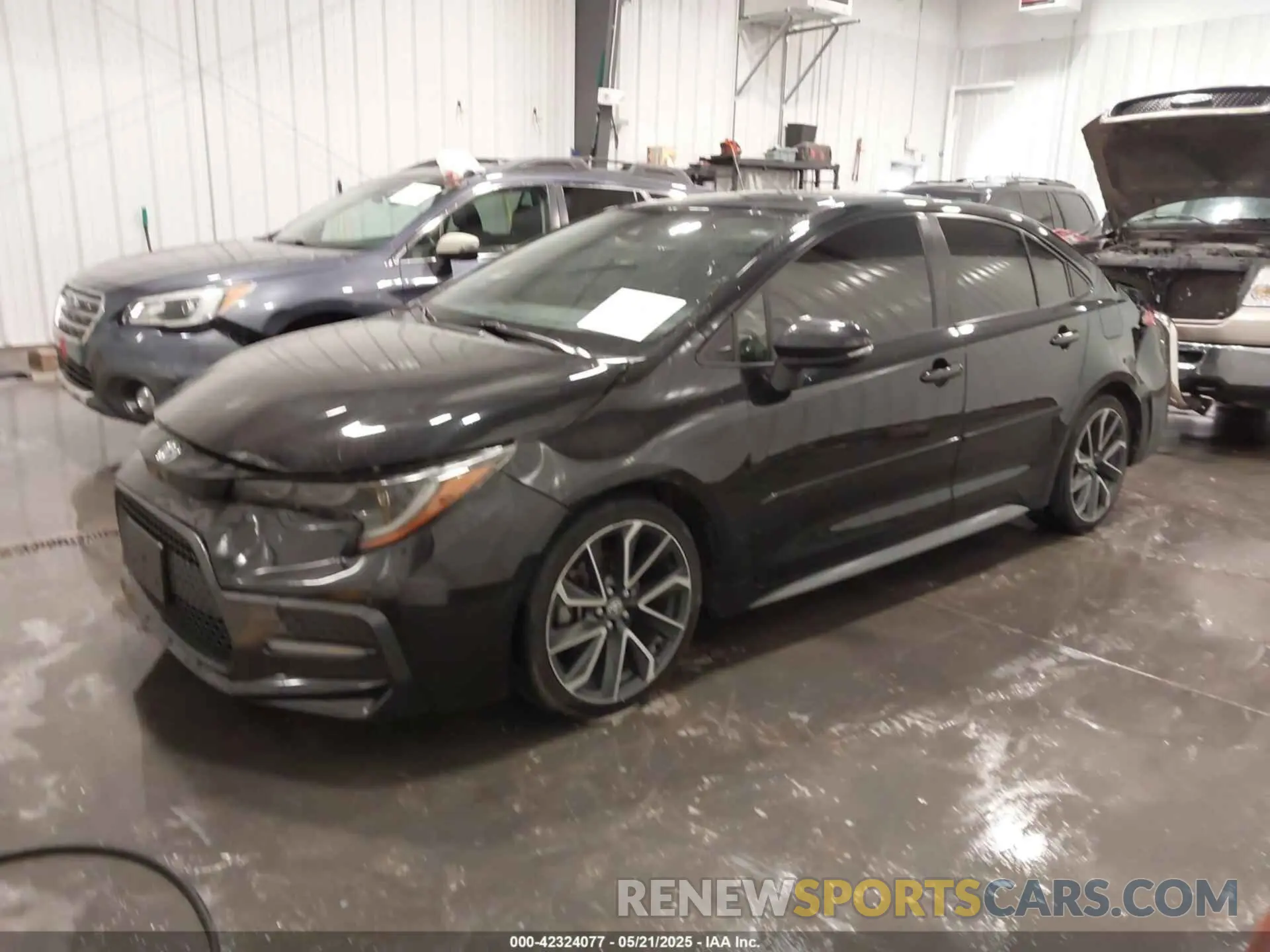 2 Photograph of a damaged car JTDS4RCE4LJ043358 TOYOTA COROLLA 2020