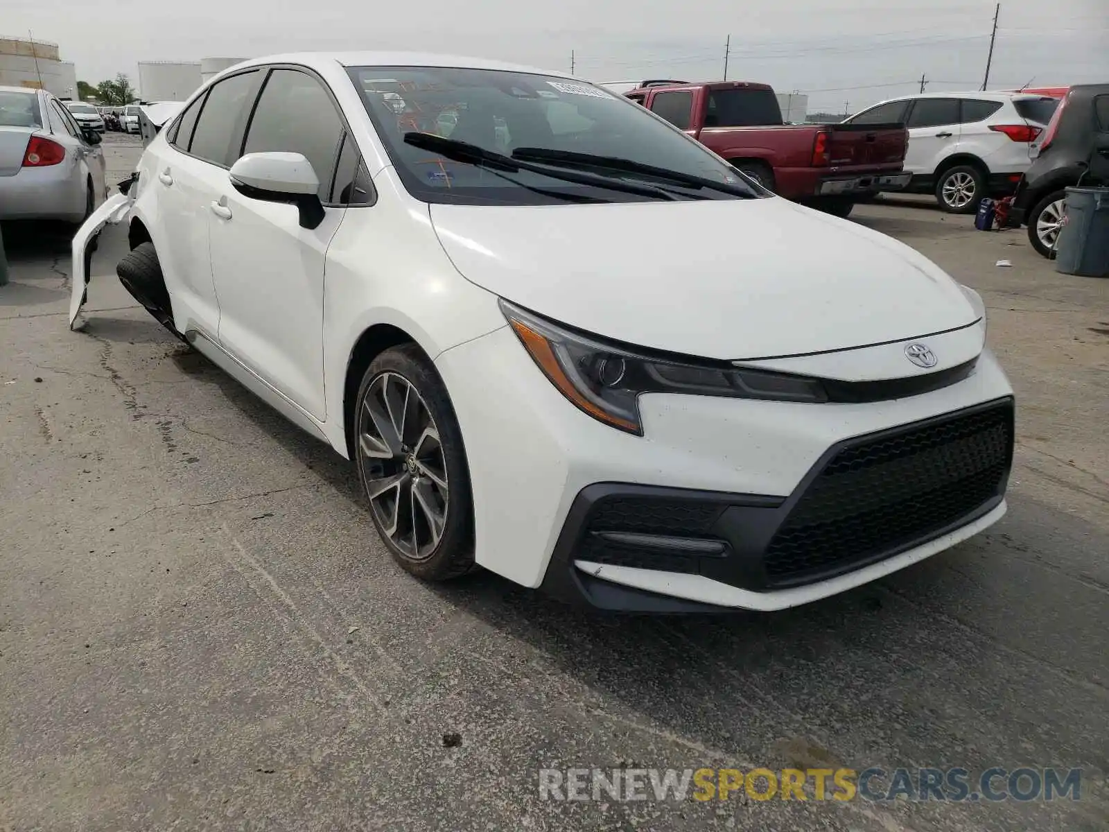 1 Photograph of a damaged car JTDS4RCE4LJ044218 TOYOTA COROLLA 2020