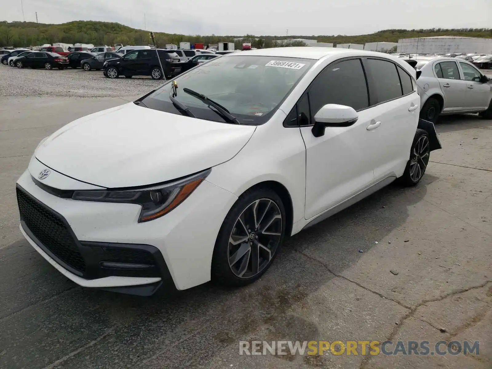 2 Photograph of a damaged car JTDS4RCE4LJ044218 TOYOTA COROLLA 2020