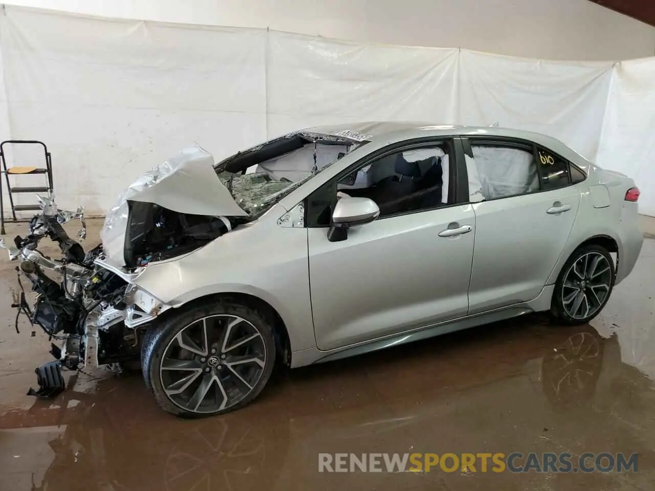 1 Photograph of a damaged car JTDS4RCE4LJ052724 TOYOTA COROLLA 2020