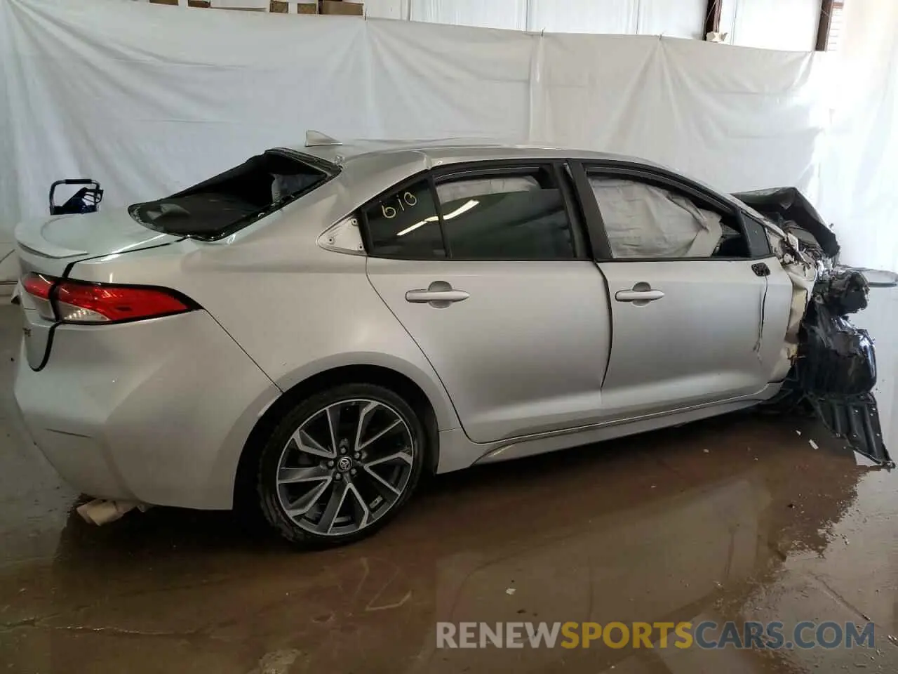 3 Photograph of a damaged car JTDS4RCE4LJ052724 TOYOTA COROLLA 2020