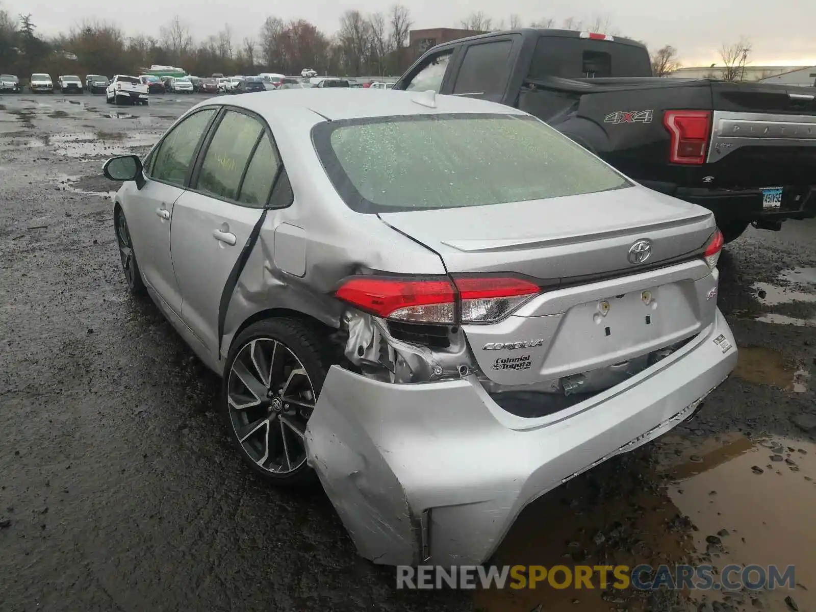 3 Photograph of a damaged car JTDS4RCE4LJ052965 TOYOTA COROLLA 2020