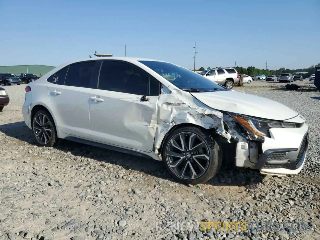 4 Photograph of a damaged car JTDS4RCE4LJ052979 TOYOTA COROLLA 2020