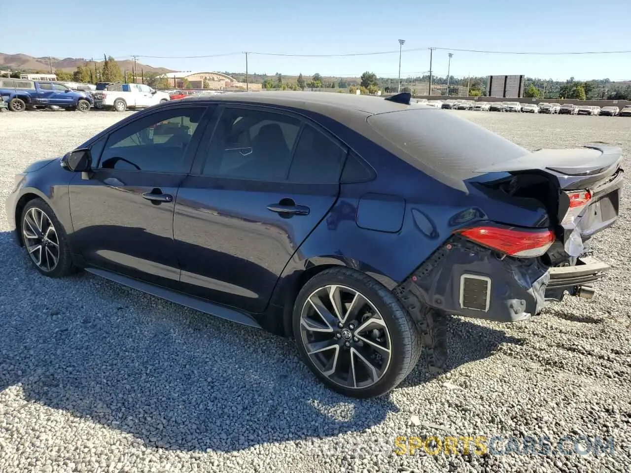 2 Photograph of a damaged car JTDS4RCE5LJ008389 TOYOTA COROLLA 2020