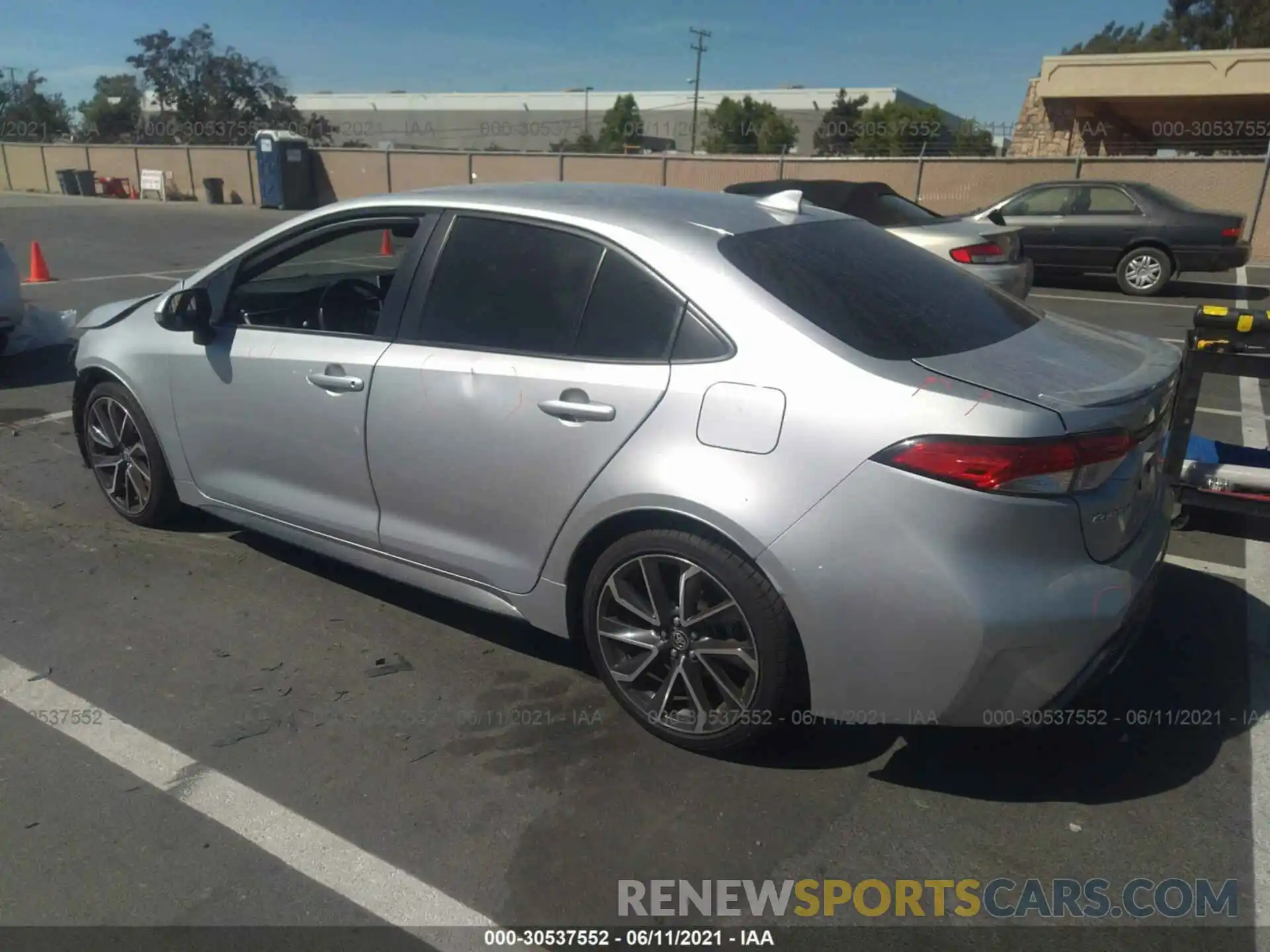 3 Photograph of a damaged car JTDS4RCE5LJ012135 TOYOTA COROLLA 2020