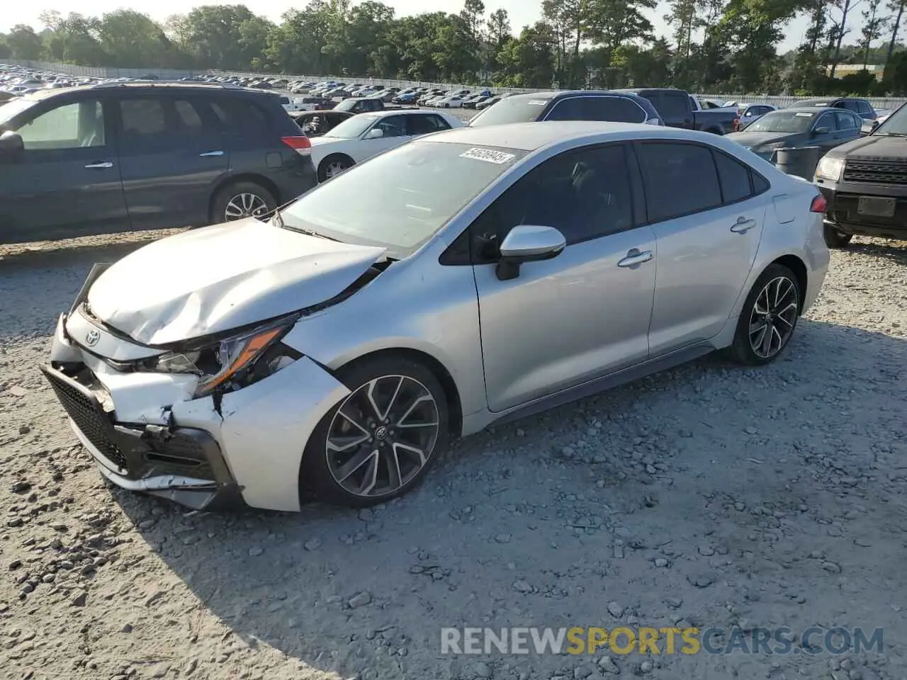 1 Photograph of a damaged car JTDS4RCE5LJ014743 TOYOTA COROLLA 2020