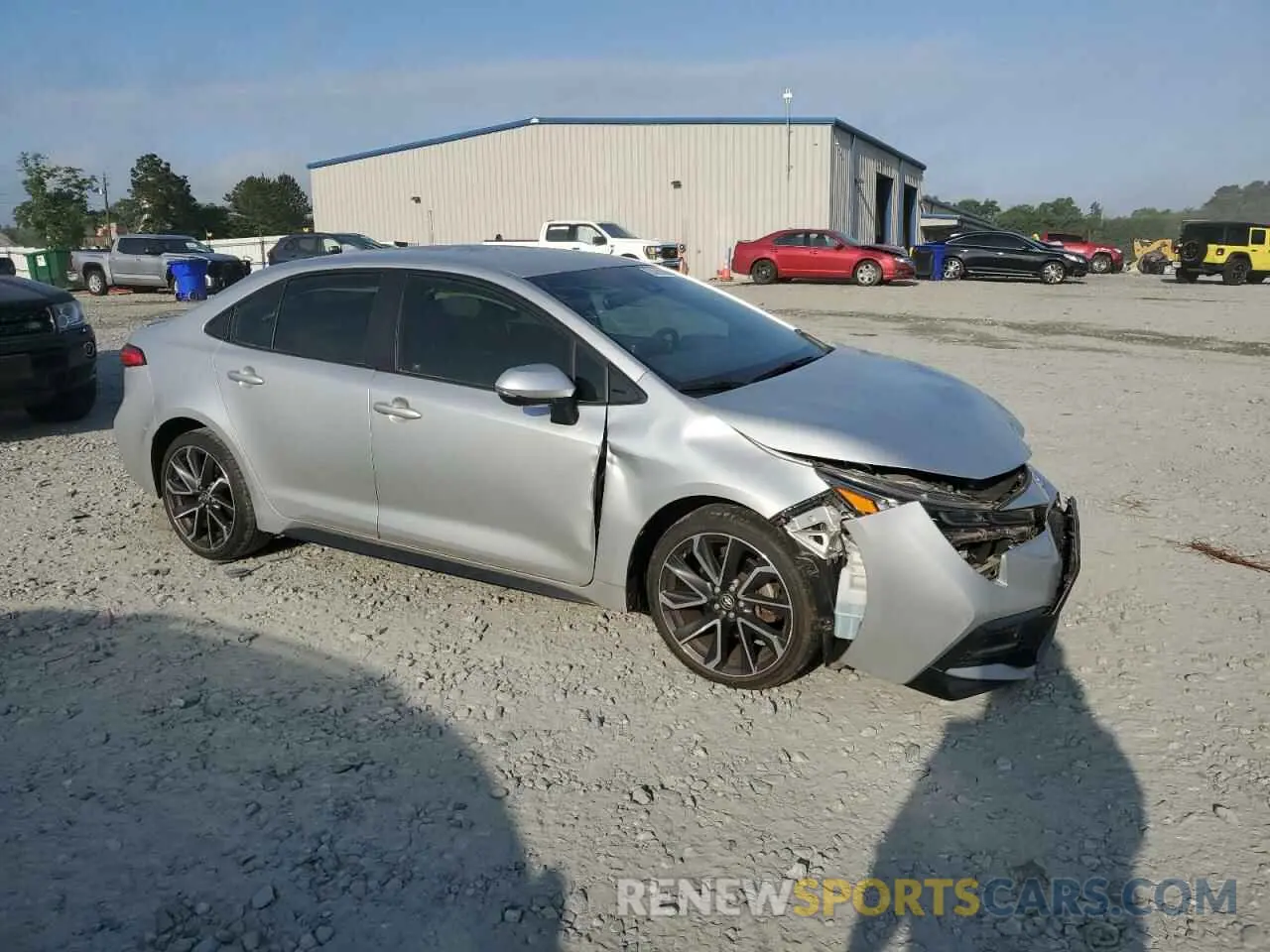 4 Photograph of a damaged car JTDS4RCE5LJ014743 TOYOTA COROLLA 2020