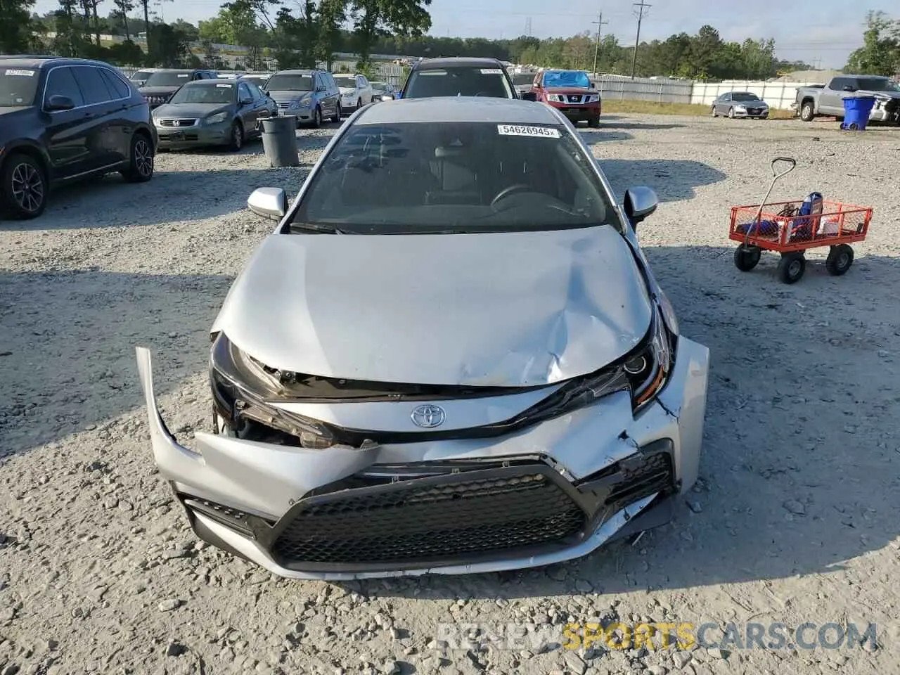 5 Photograph of a damaged car JTDS4RCE5LJ014743 TOYOTA COROLLA 2020