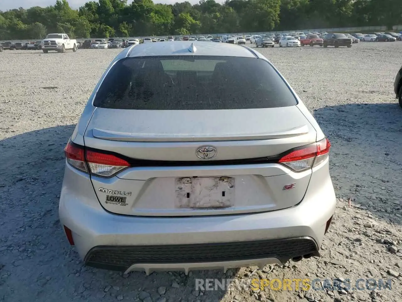 6 Photograph of a damaged car JTDS4RCE5LJ014743 TOYOTA COROLLA 2020