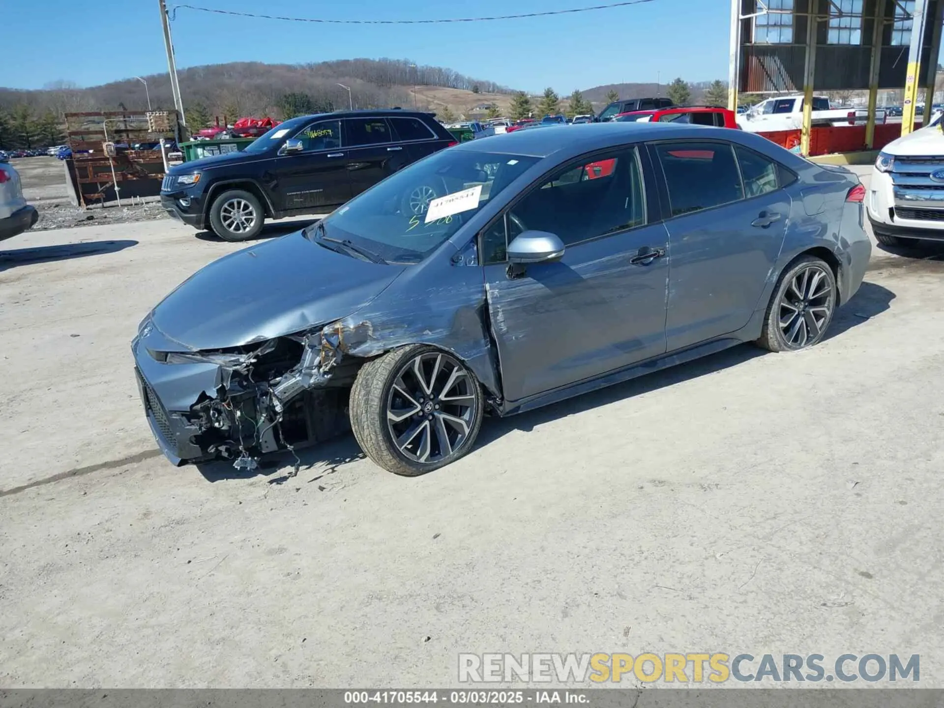 2 Photograph of a damaged car JTDS4RCE5LJ015388 TOYOTA COROLLA 2020