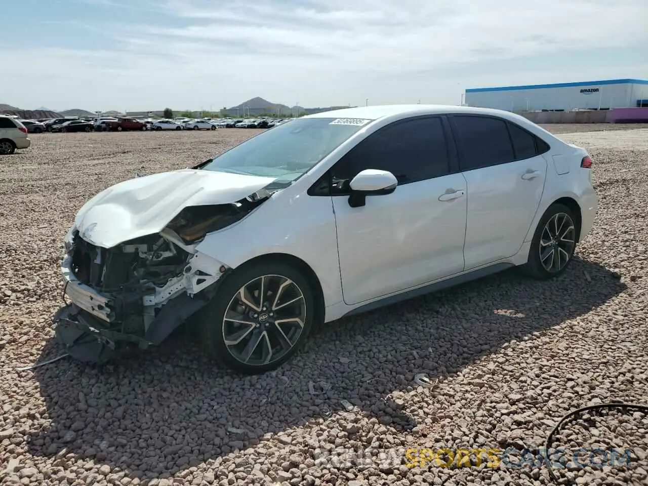 1 Photograph of a damaged car JTDS4RCE5LJ016170 TOYOTA COROLLA 2020