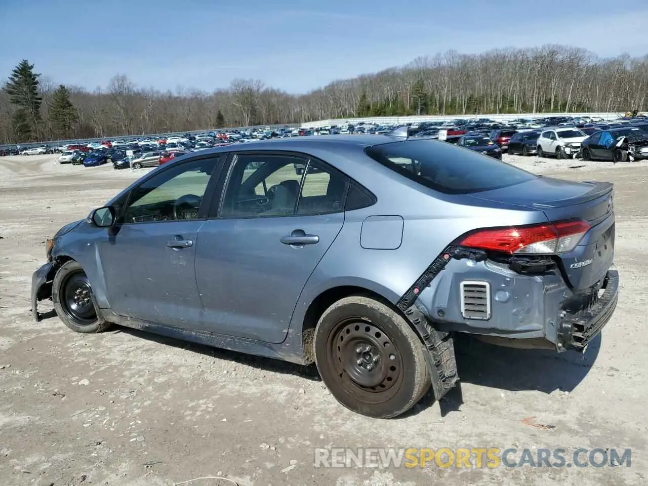 2 Photograph of a damaged car JTDS4RCE5LJ019988 TOYOTA COROLLA 2020