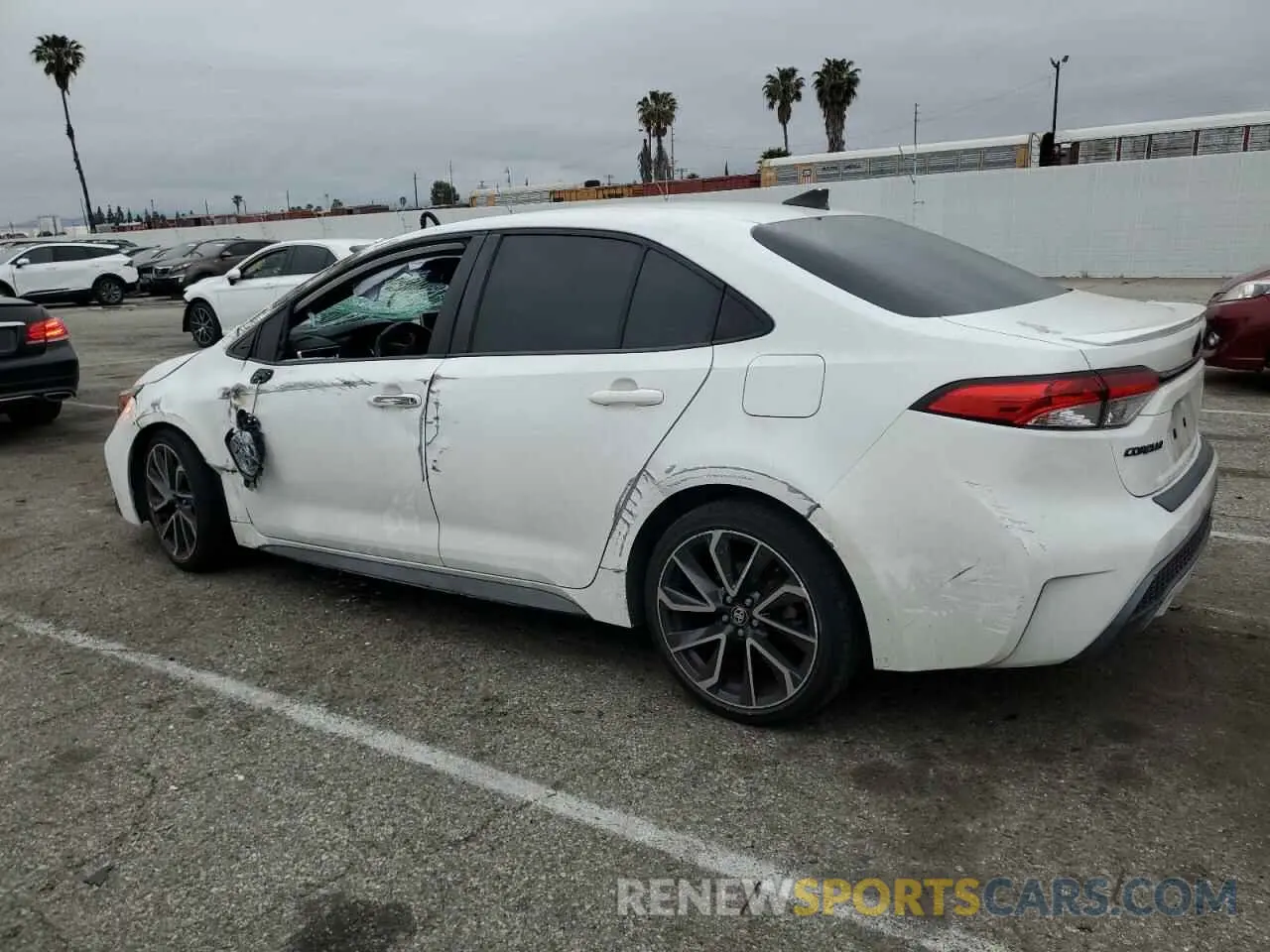 2 Photograph of a damaged car JTDS4RCE5LJ020364 TOYOTA COROLLA 2020