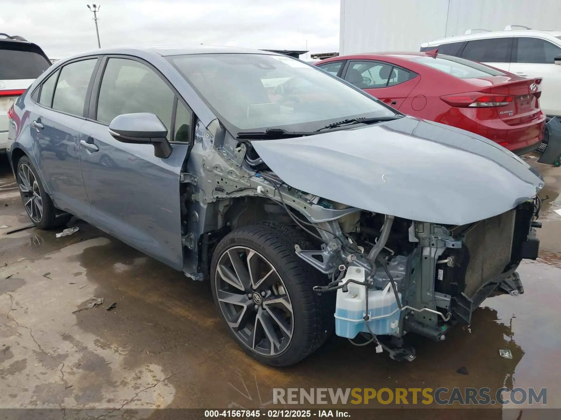1 Photograph of a damaged car JTDS4RCE5LJ024964 TOYOTA COROLLA 2020
