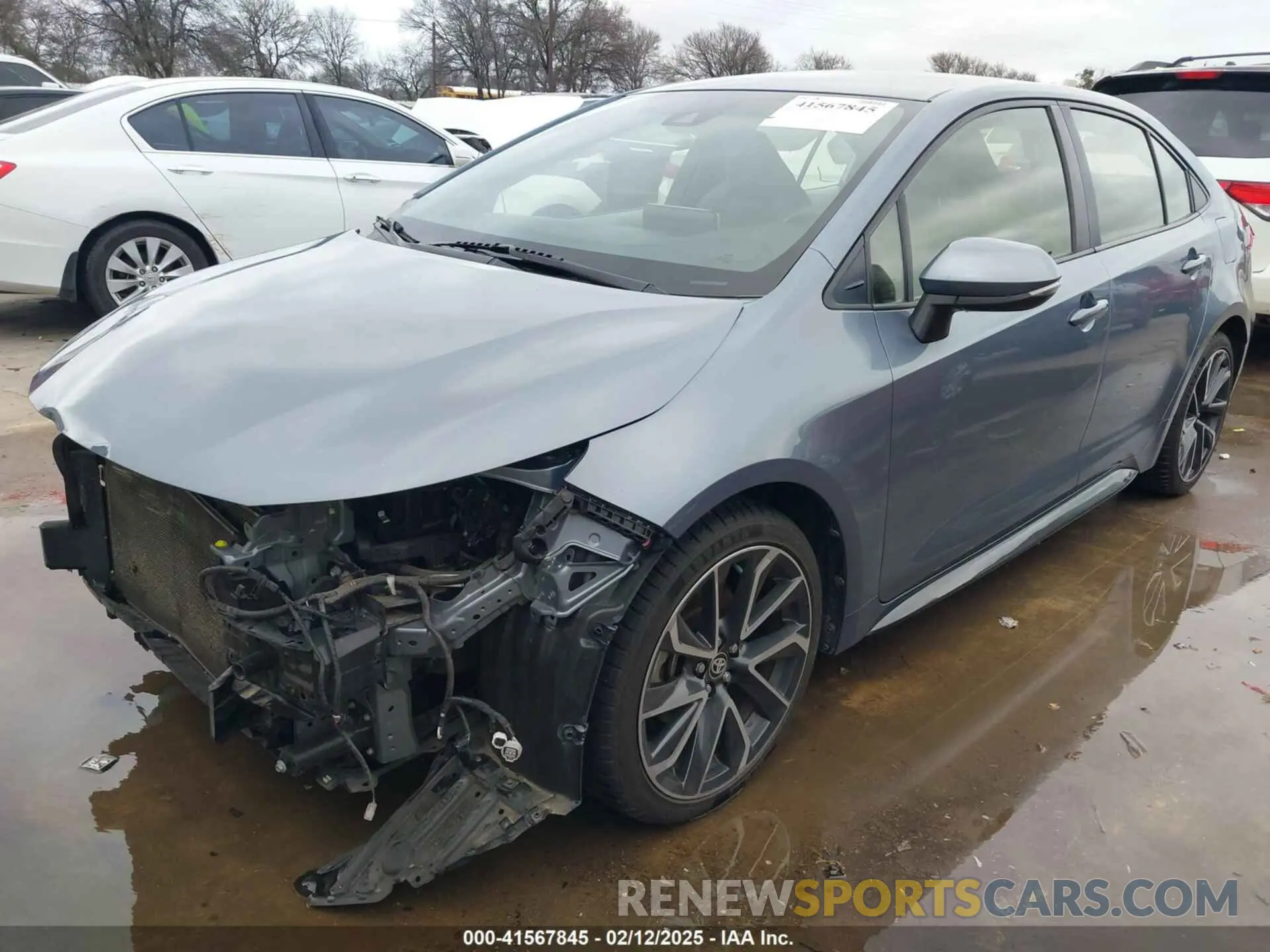 2 Photograph of a damaged car JTDS4RCE5LJ024964 TOYOTA COROLLA 2020
