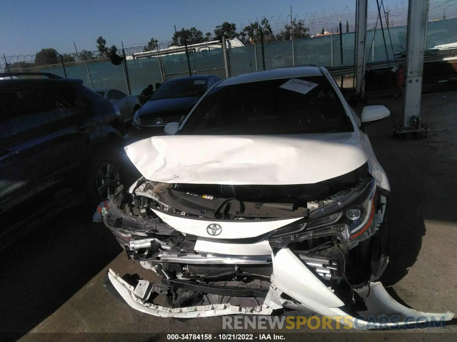 6 Photograph of a damaged car JTDS4RCE5LJ029727 TOYOTA COROLLA 2020