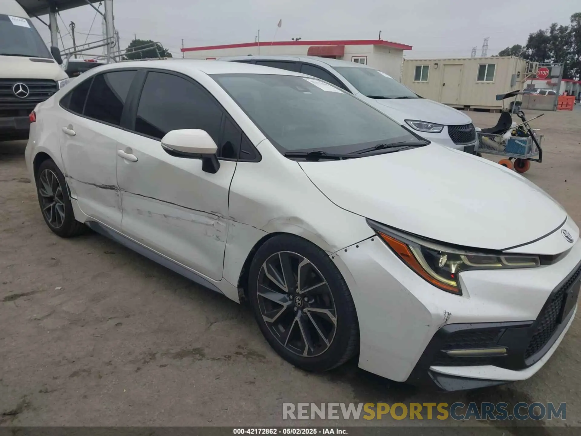 1 Photograph of a damaged car JTDS4RCE5LJ038539 TOYOTA COROLLA 2020