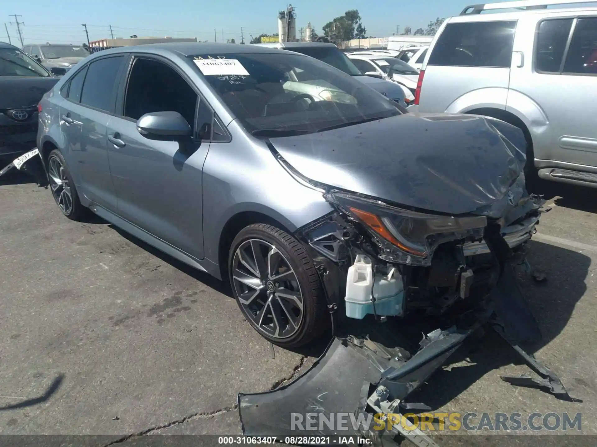 1 Photograph of a damaged car JTDS4RCE5LJ038976 TOYOTA COROLLA 2020