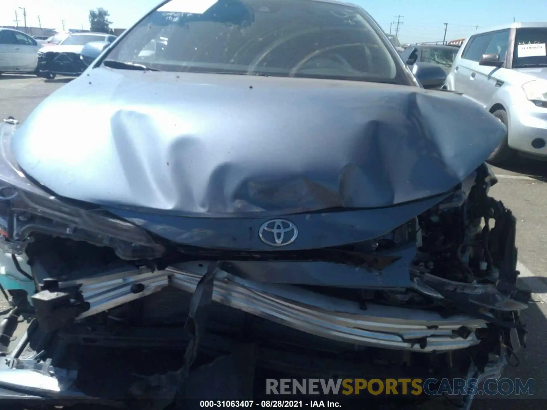 6 Photograph of a damaged car JTDS4RCE5LJ038976 TOYOTA COROLLA 2020