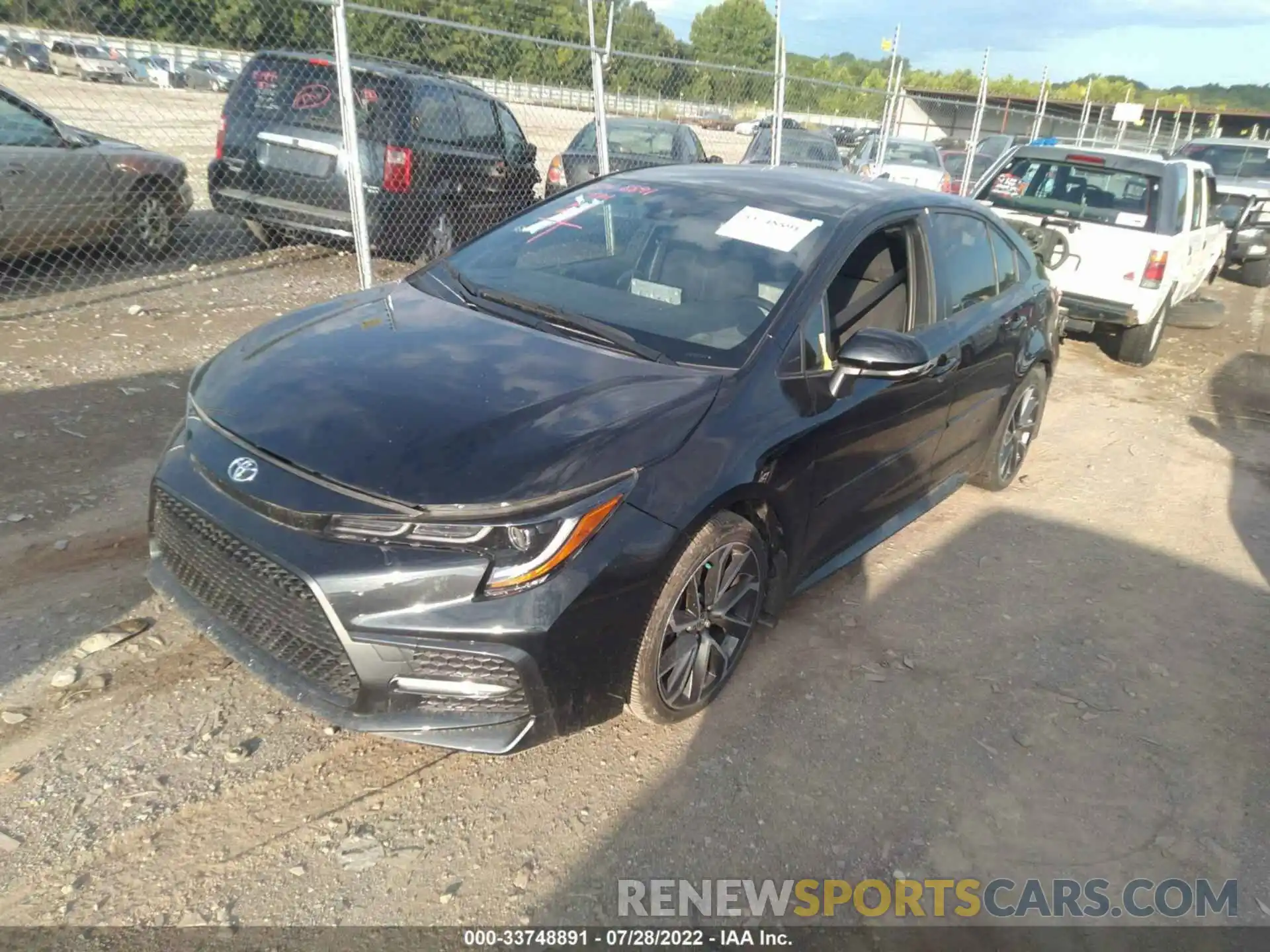 2 Photograph of a damaged car JTDS4RCE5LJ039464 TOYOTA COROLLA 2020