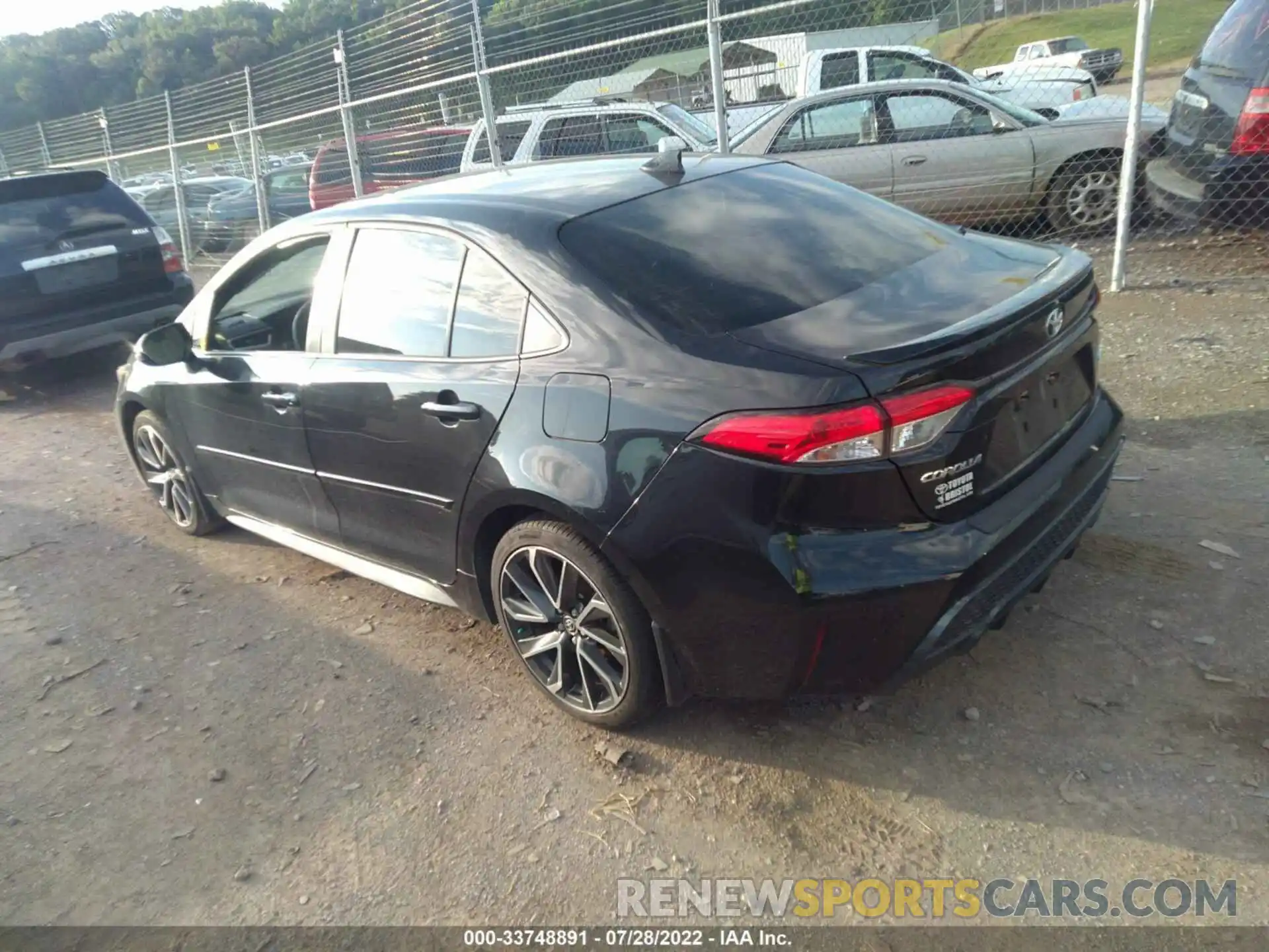 3 Photograph of a damaged car JTDS4RCE5LJ039464 TOYOTA COROLLA 2020