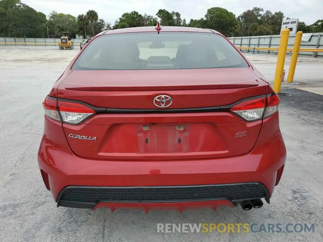 6 Photograph of a damaged car JTDS4RCE5LJ045300 TOYOTA COROLLA 2020