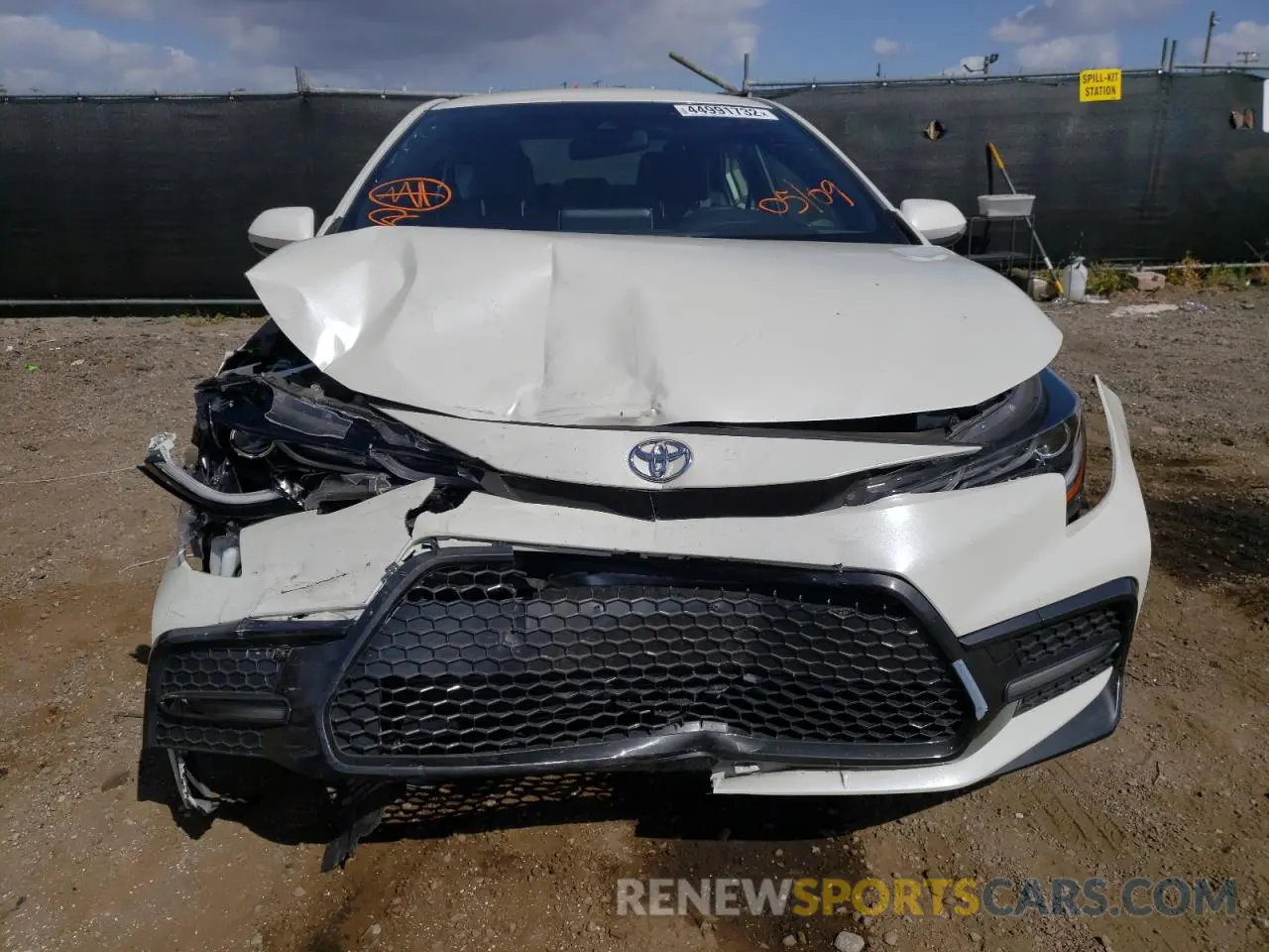 9 Photograph of a damaged car JTDS4RCE5LJ051243 TOYOTA COROLLA 2020