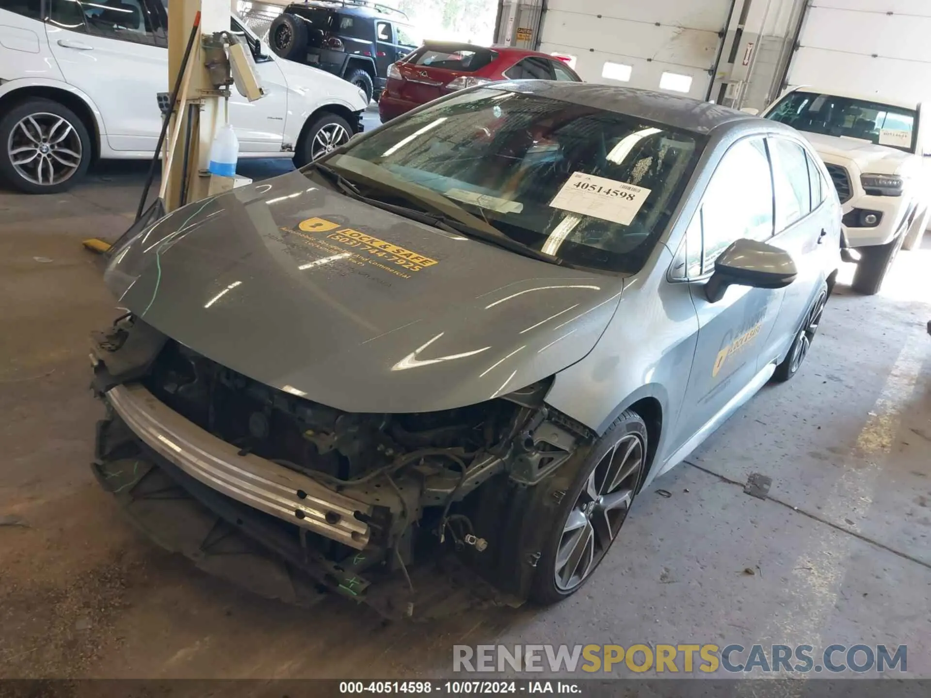 2 Photograph of a damaged car JTDS4RCE6LJ003282 TOYOTA COROLLA 2020