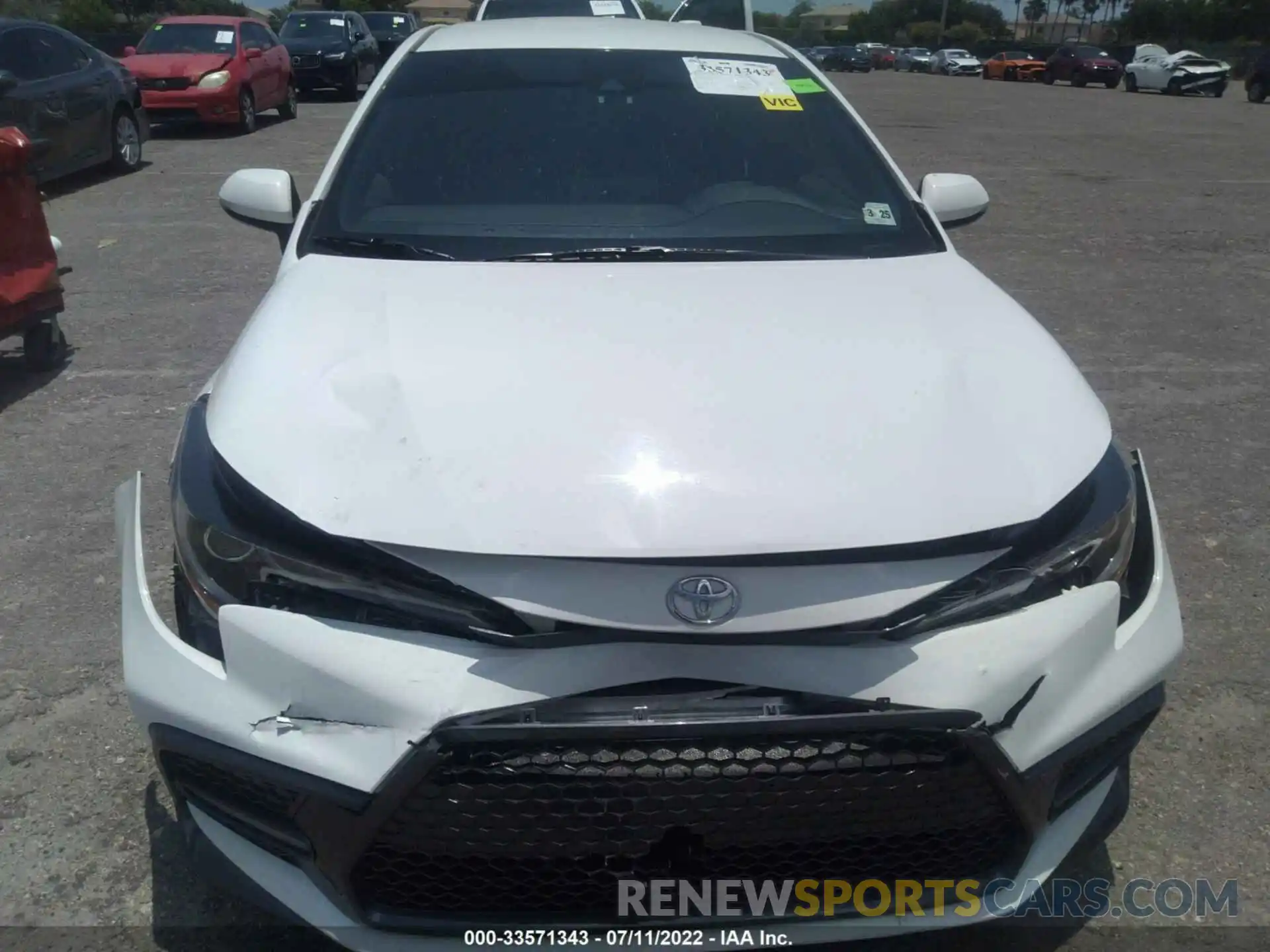 6 Photograph of a damaged car JTDS4RCE6LJ012791 TOYOTA COROLLA 2020