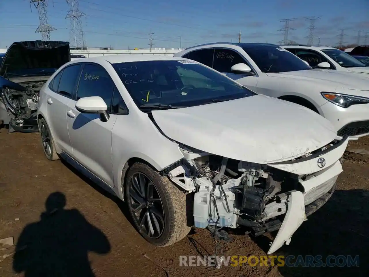 4 Photograph of a damaged car JTDS4RCE6LJ013567 TOYOTA COROLLA 2020