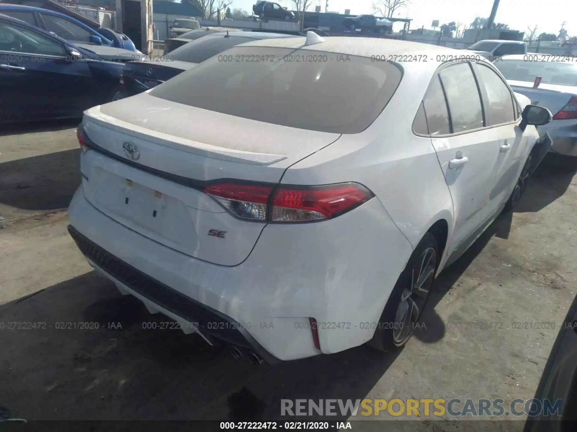 4 Photograph of a damaged car JTDS4RCE6LJ017652 TOYOTA COROLLA 2020