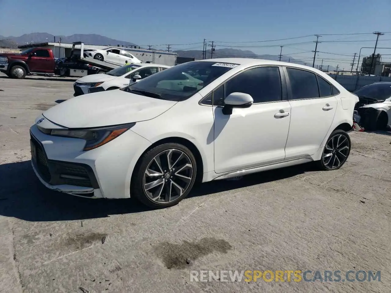 1 Photograph of a damaged car JTDS4RCE6LJ018056 TOYOTA COROLLA 2020