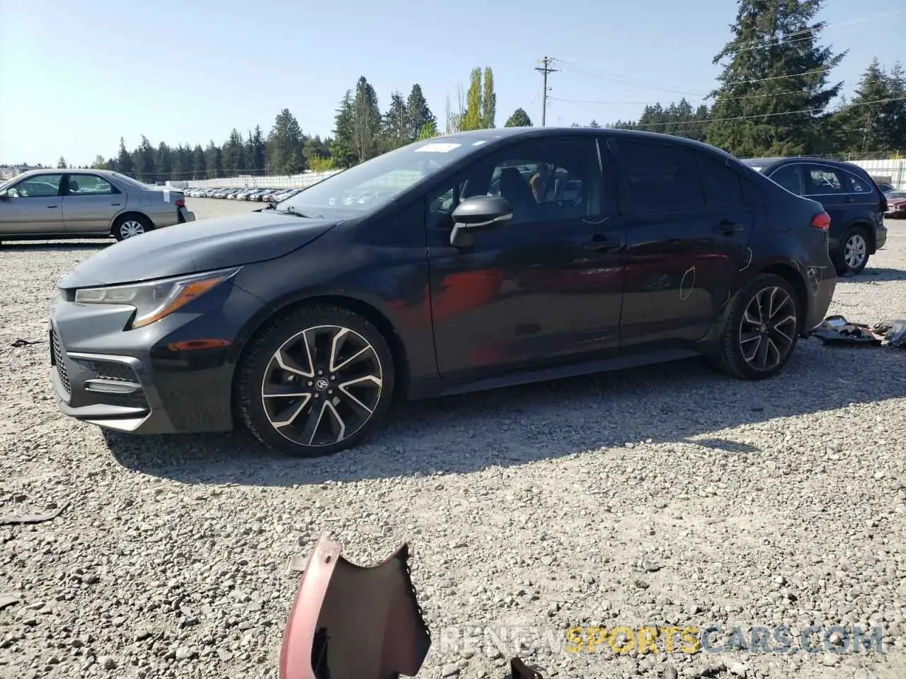 1 Photograph of a damaged car JTDS4RCE6LJ023273 TOYOTA COROLLA 2020