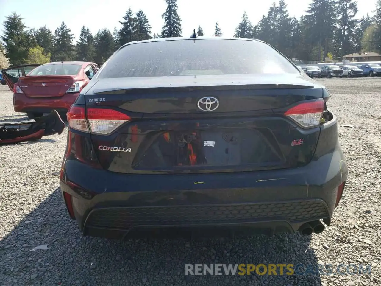 6 Photograph of a damaged car JTDS4RCE6LJ023273 TOYOTA COROLLA 2020
