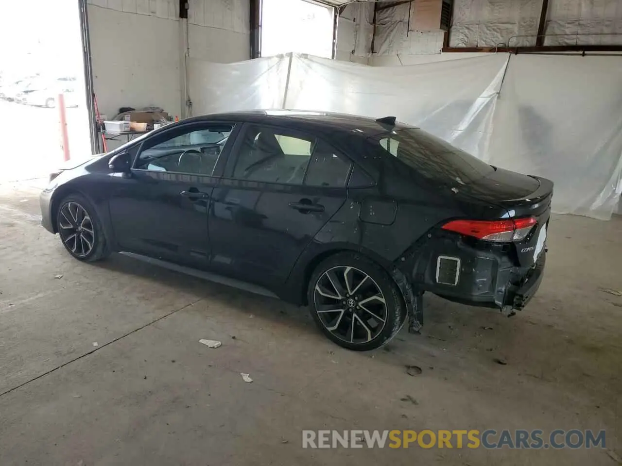 2 Photograph of a damaged car JTDS4RCE6LJ029591 TOYOTA COROLLA 2020