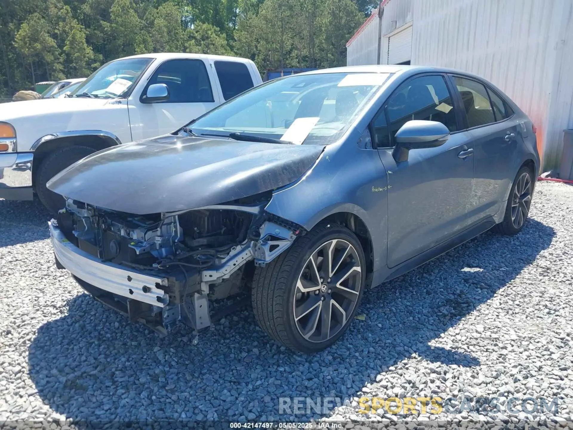 2 Photograph of a damaged car JTDS4RCE6LJ031096 TOYOTA COROLLA 2020