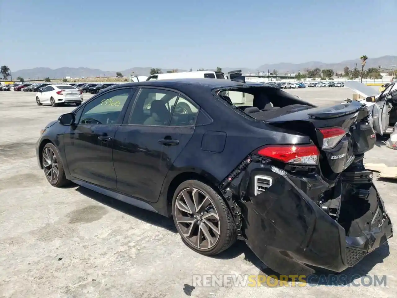 3 Photograph of a damaged car JTDS4RCE6LJ037819 TOYOTA COROLLA 2020