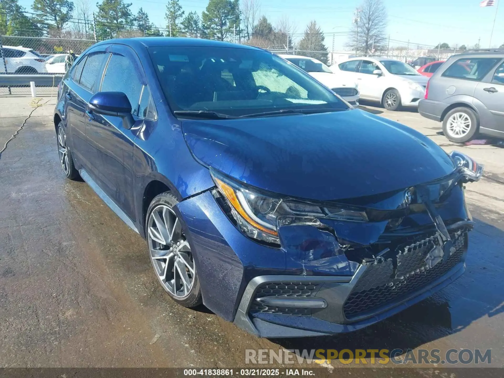 1 Photograph of a damaged car JTDS4RCE6LJ040770 TOYOTA COROLLA 2020