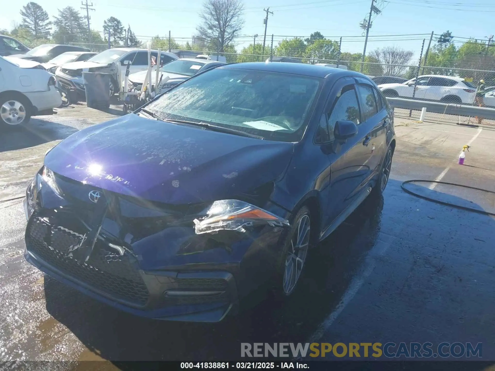 2 Photograph of a damaged car JTDS4RCE6LJ040770 TOYOTA COROLLA 2020