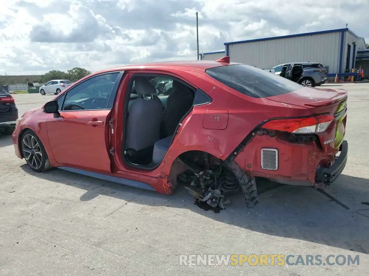 2 Photograph of a damaged car JTDS4RCE6LJ044625 TOYOTA COROLLA 2020