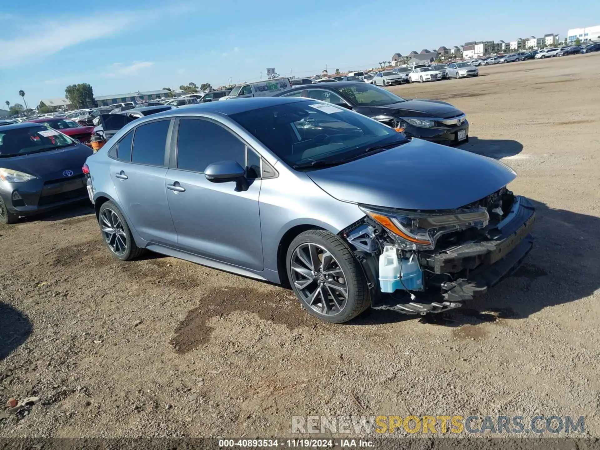 1 Photograph of a damaged car JTDS4RCE6LJ047802 TOYOTA COROLLA 2020