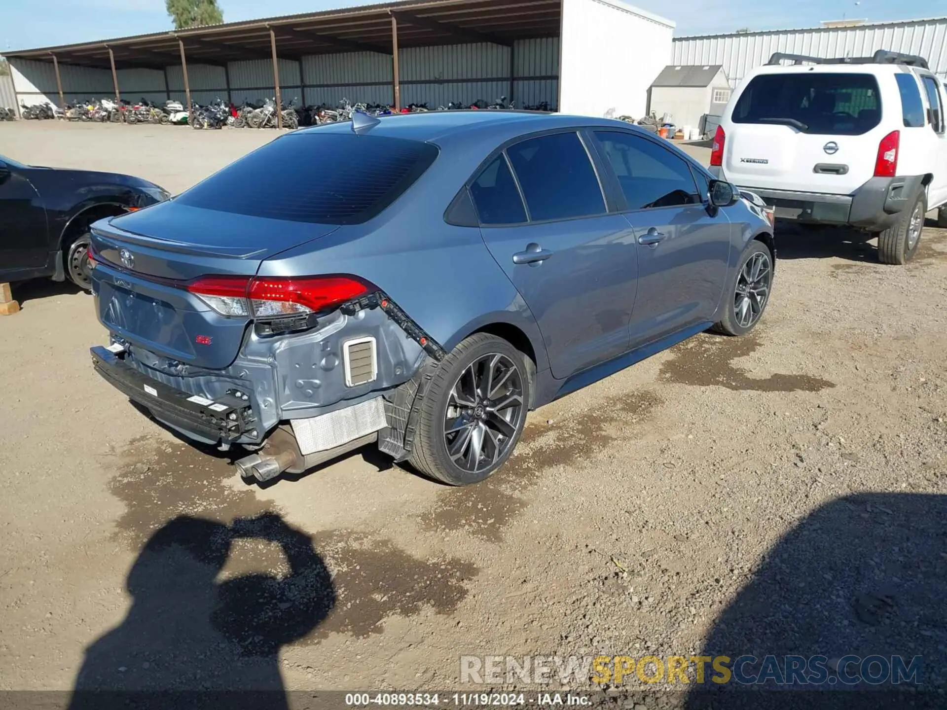 4 Photograph of a damaged car JTDS4RCE6LJ047802 TOYOTA COROLLA 2020