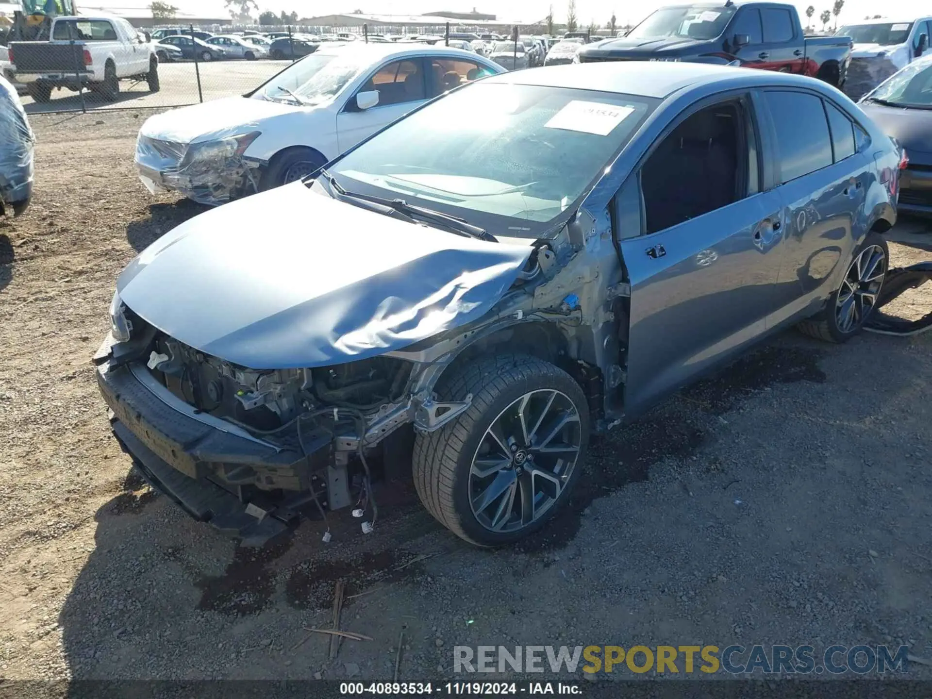6 Photograph of a damaged car JTDS4RCE6LJ047802 TOYOTA COROLLA 2020