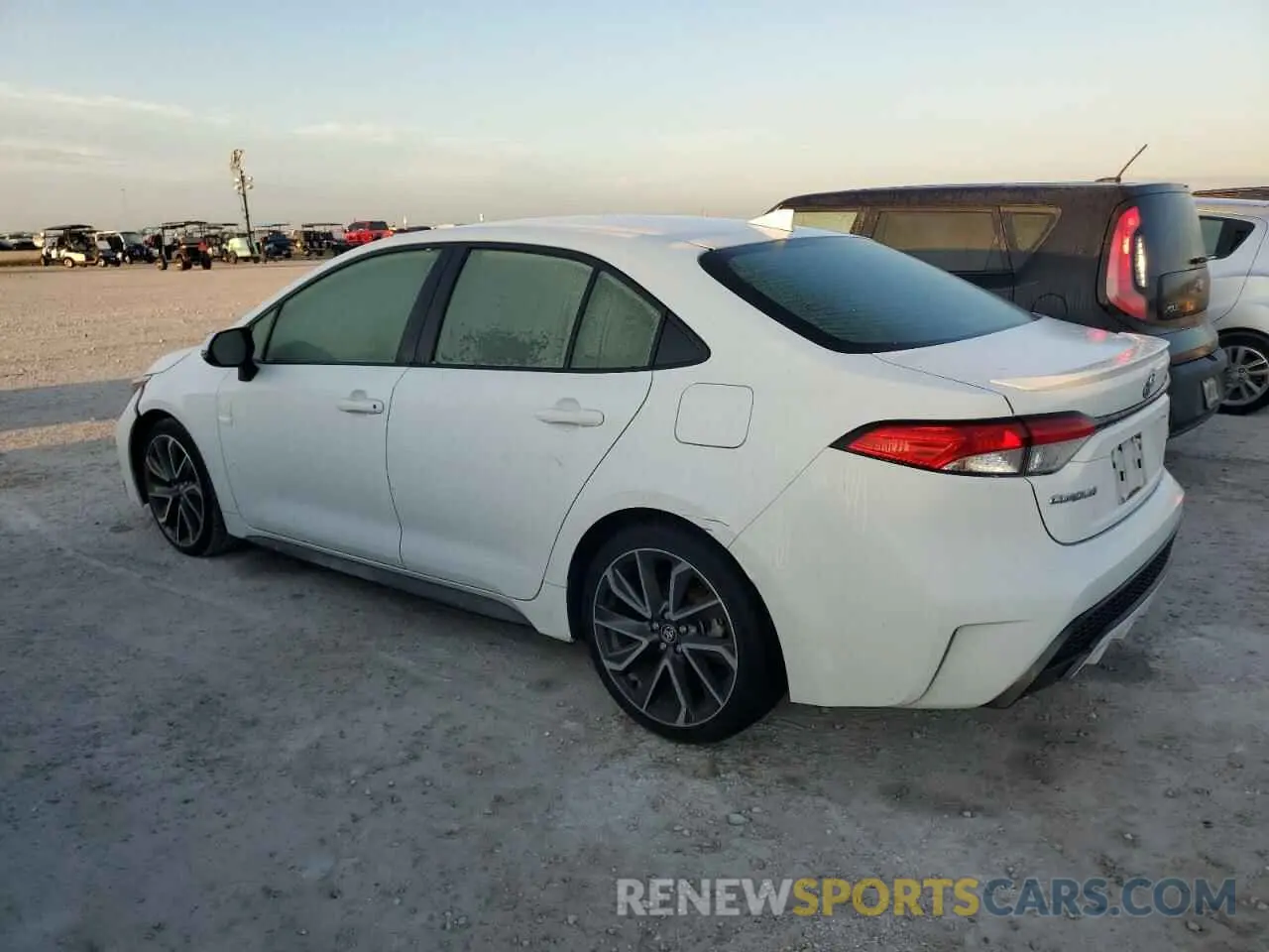 2 Photograph of a damaged car JTDS4RCE6LJ050232 TOYOTA COROLLA 2020