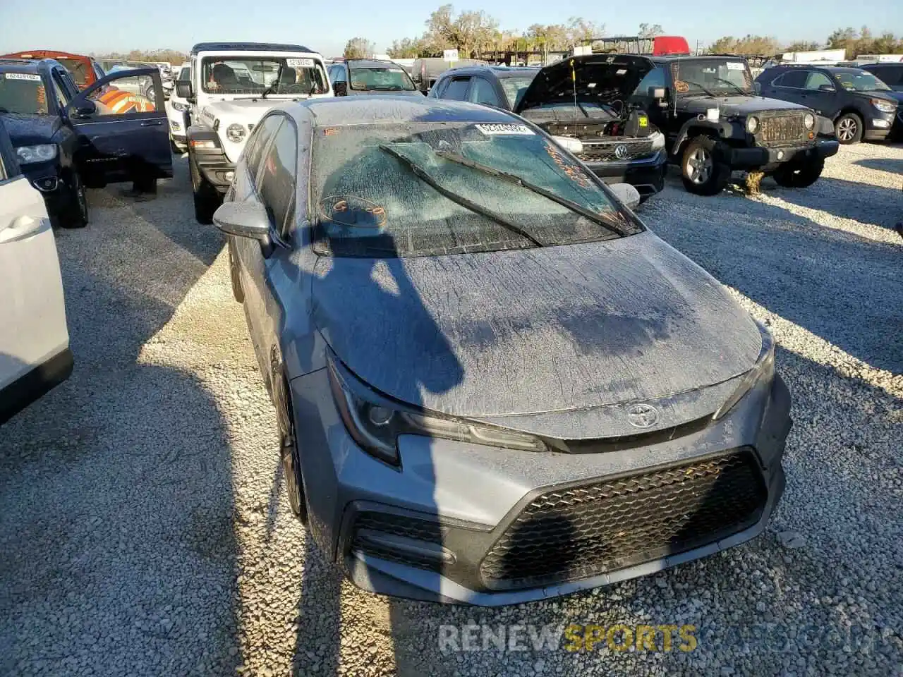 1 Photograph of a damaged car JTDS4RCE6LJ052708 TOYOTA COROLLA 2020