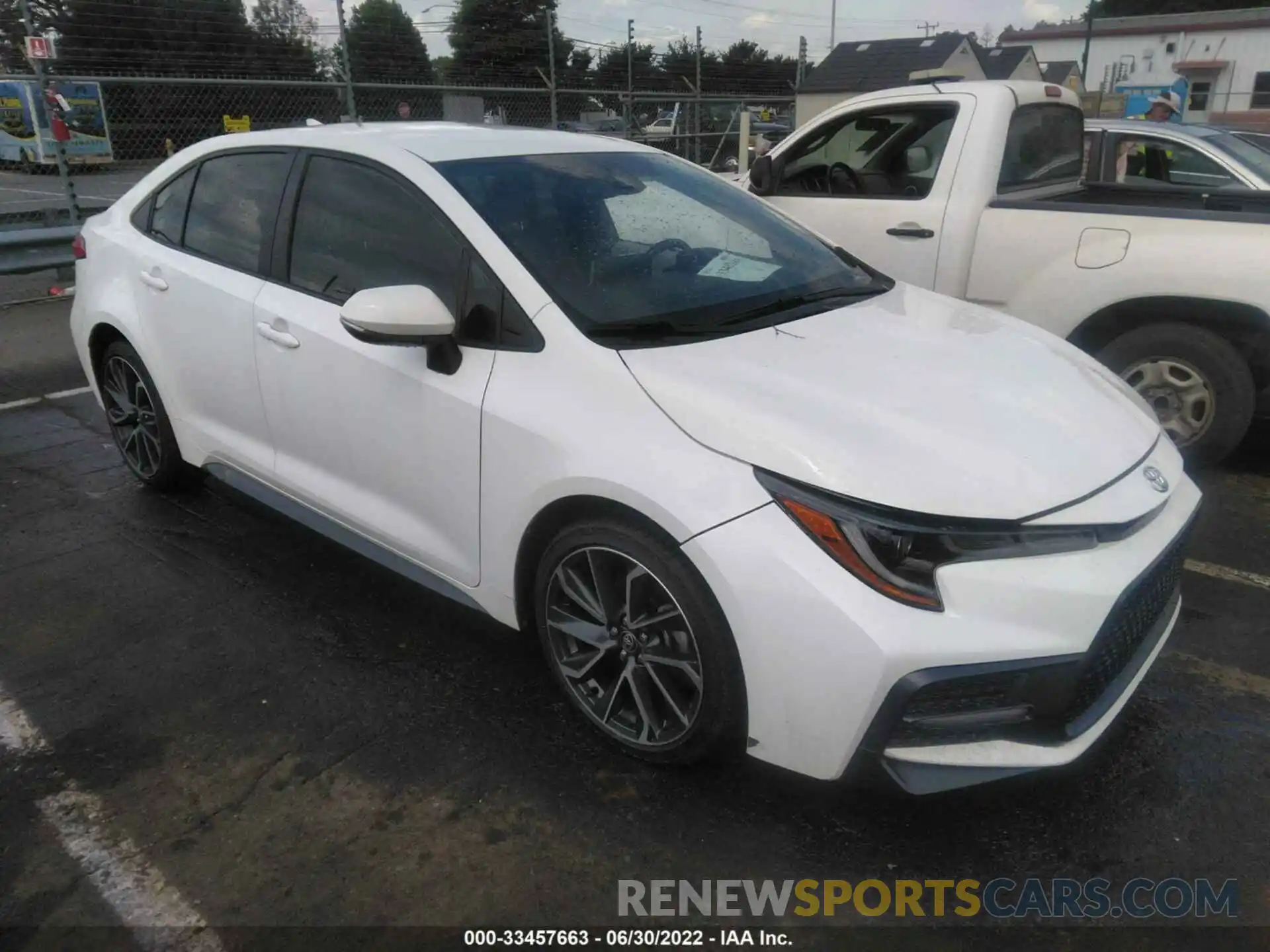 1 Photograph of a damaged car JTDS4RCE7LJ000293 TOYOTA COROLLA 2020