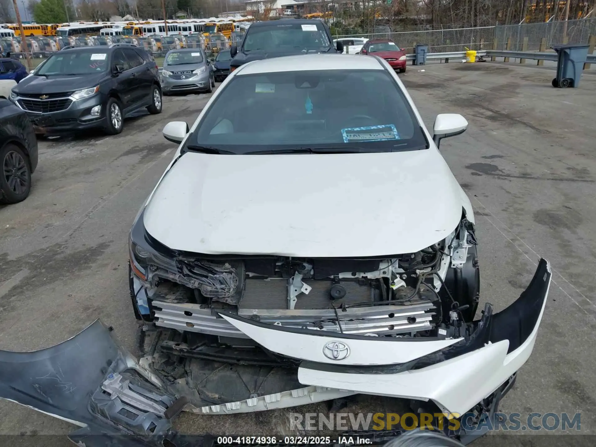12 Photograph of a damaged car JTDS4RCE7LJ001377 TOYOTA COROLLA 2020