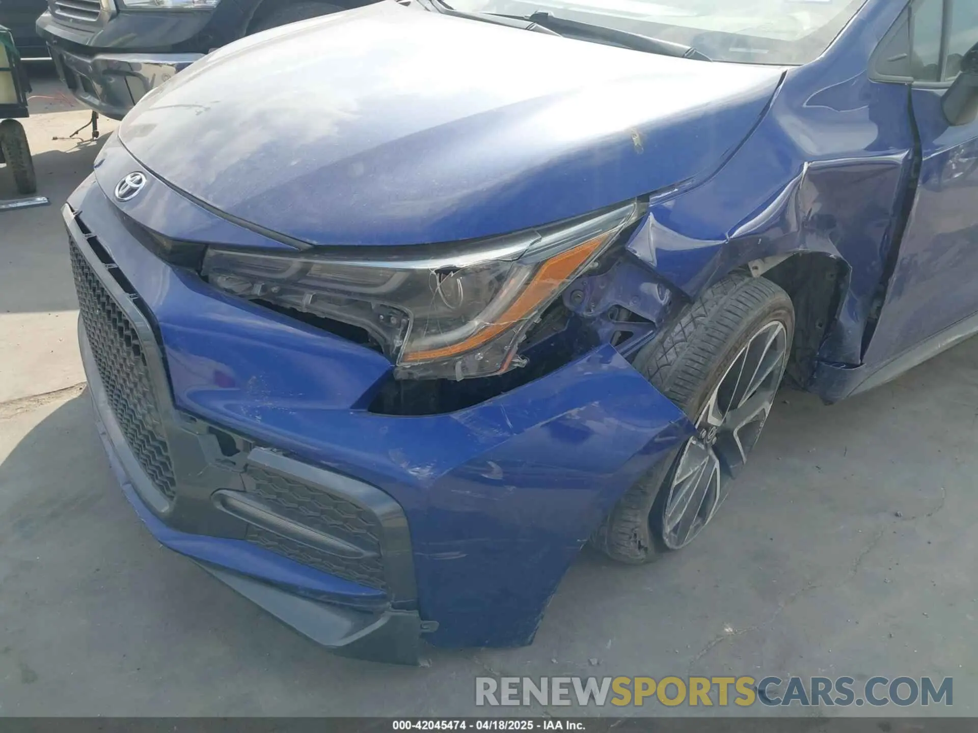 6 Photograph of a damaged car JTDS4RCE7LJ004134 TOYOTA COROLLA 2020