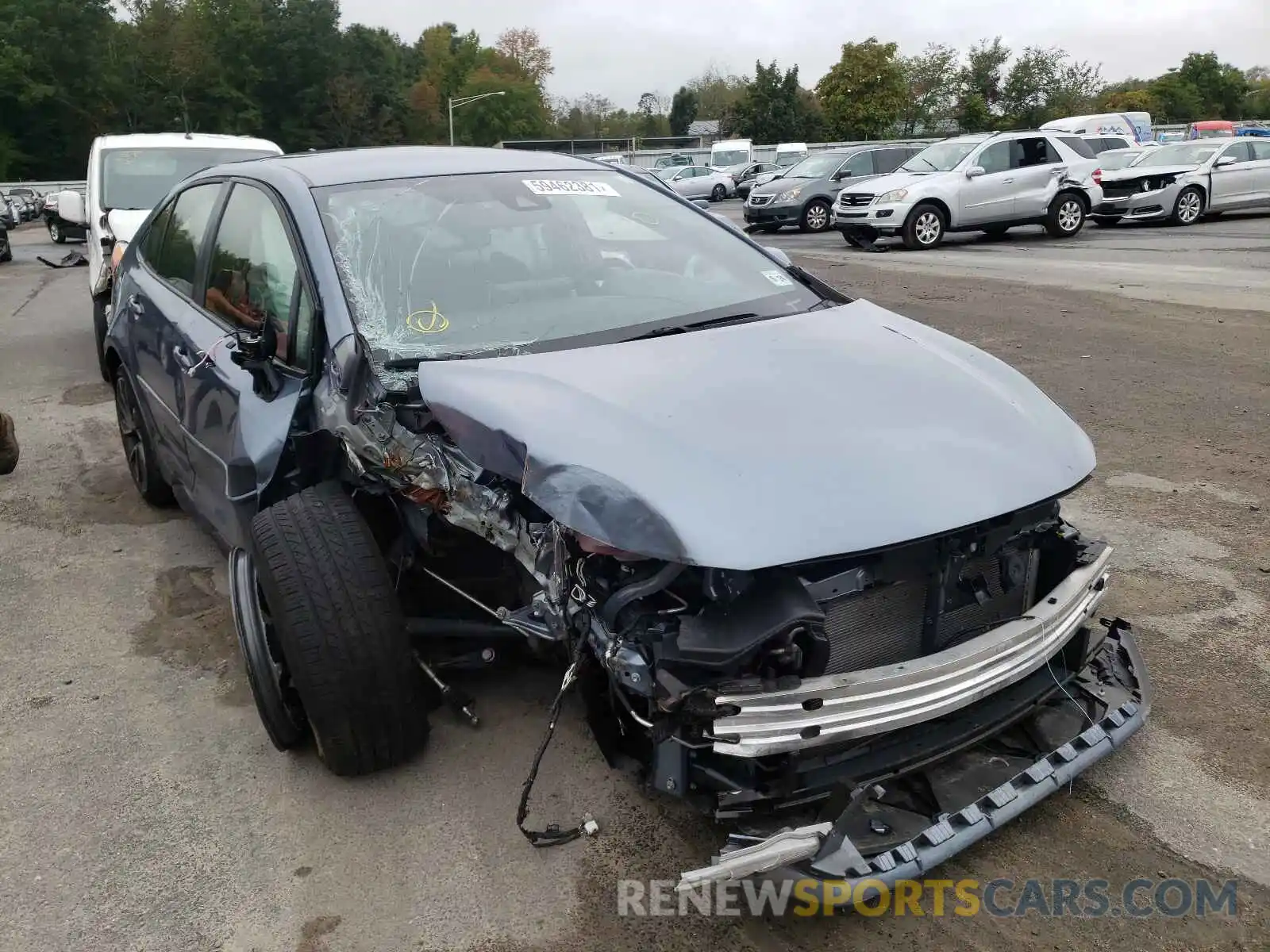 1 Photograph of a damaged car JTDS4RCE7LJ006708 TOYOTA COROLLA 2020