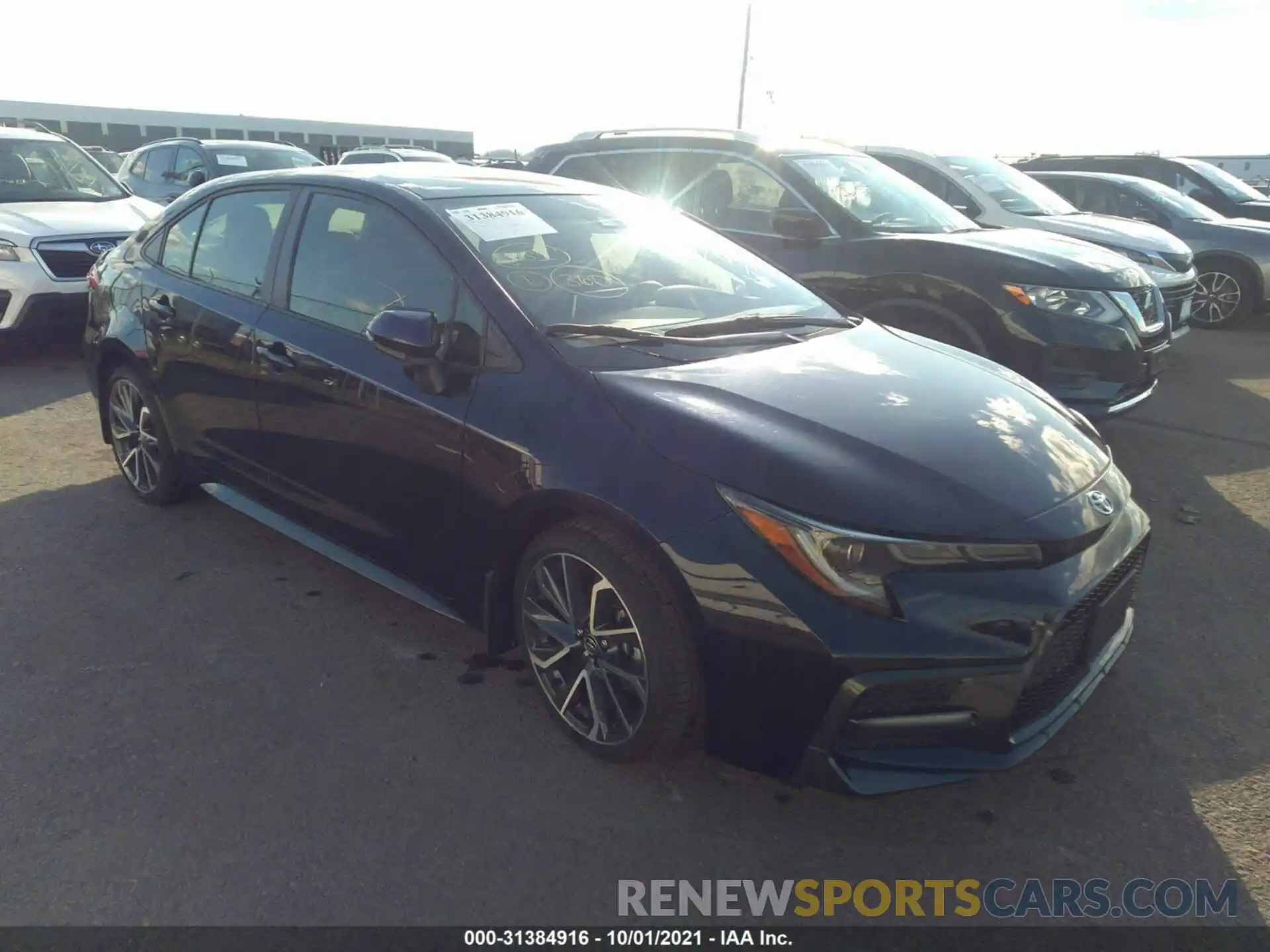 1 Photograph of a damaged car JTDS4RCE7LJ010113 TOYOTA COROLLA 2020